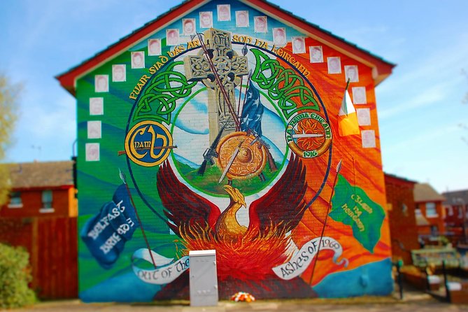 1 Hour Express Belfast Taxi/Cab Tour History, Murals, Troubles - Falls Road, Bobby Sands, and the first layer of the story