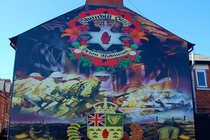 2 Hour Private Belfast Taxi Cab Tour of Troubles & Peace walls - Falls Road Library and the Bobby Sands mural