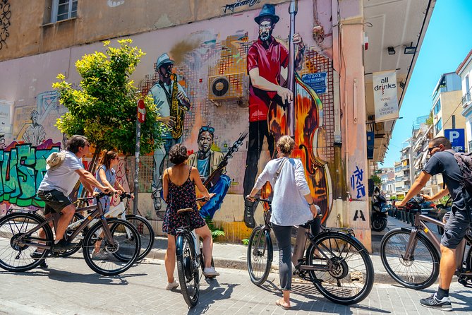 Athens Street Art Bike Tour - Starting near Thiseio with an electric bike