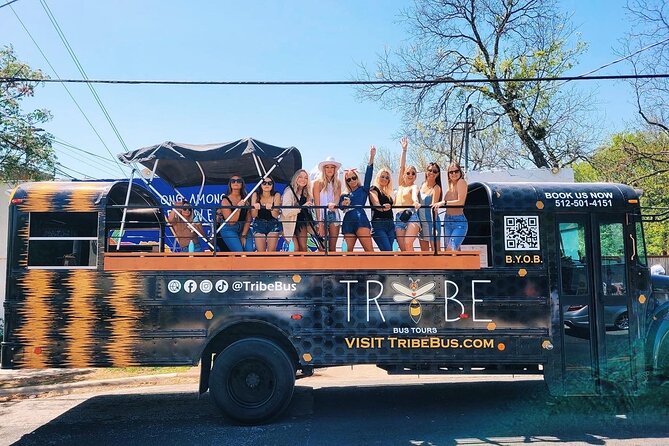 Austin Murals & Mimosas Roofless Party Bus Tour - South Congress: murals, shops, and Austin energy