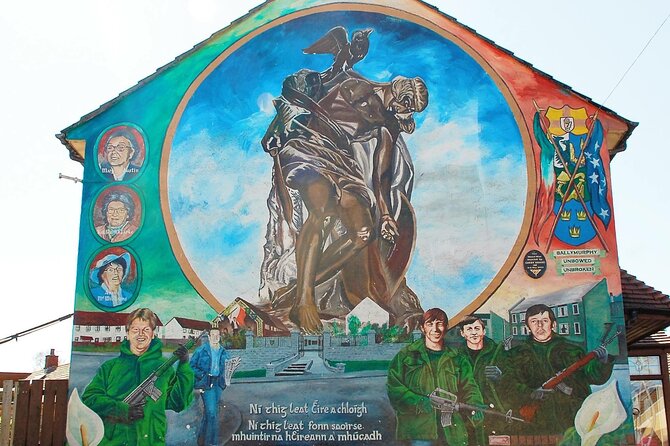 Award Winning Private 2 Hour Belfast Political Black Taxi Tour - Clonard Monastery and the road toward peace, about 15 minutes