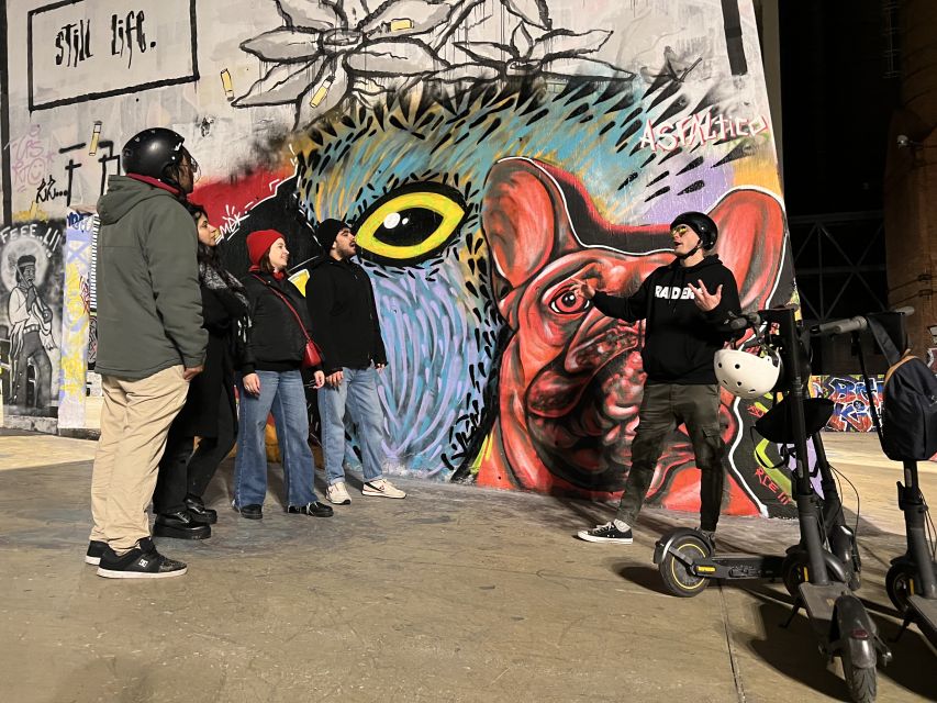 Barcelona: Graffiti E-Scooter Tour - Starting at the Robot City office