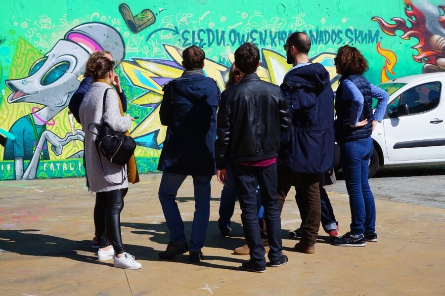 Barcelona: Raval Street Art and Graffiti Walking Tour - Meeting at Jardins Talia on Avenida Paralel