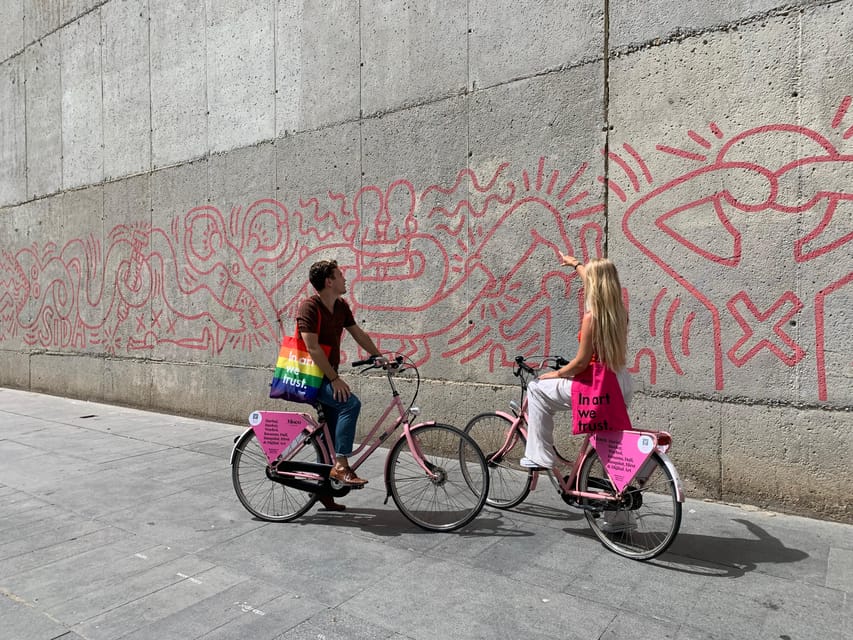 Barcelona | Street Art Bike tour - Carrer de la Lluna, Àgora Juan Andrés Benítez, and Carrer de la Riereta