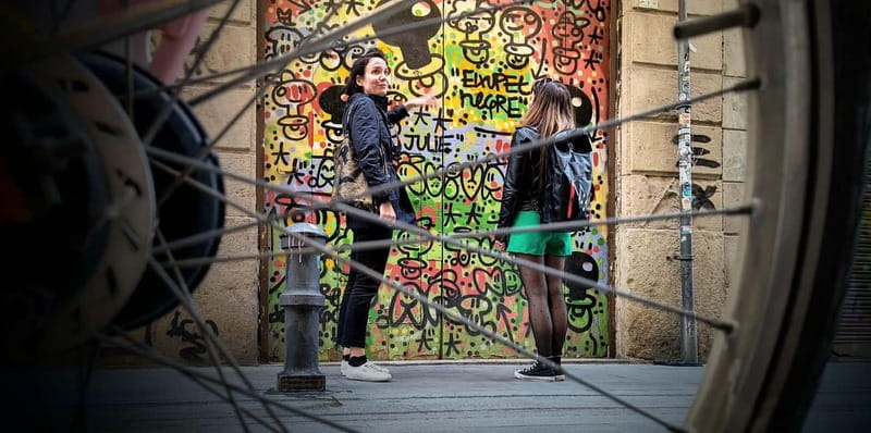 Barcelona | StreetArt Bike Tour Moco Museum - Starting at Carrer dels Tallers and El Gat de Botero
