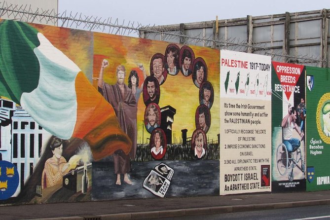 Belfast: Murals Taxi Tour - Bombay Street and the place where conflict began