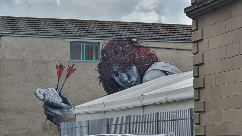 Belfast Troubles : Murals, Street Art, and Peace Wall Tour - Re-imaging murals and community-led art