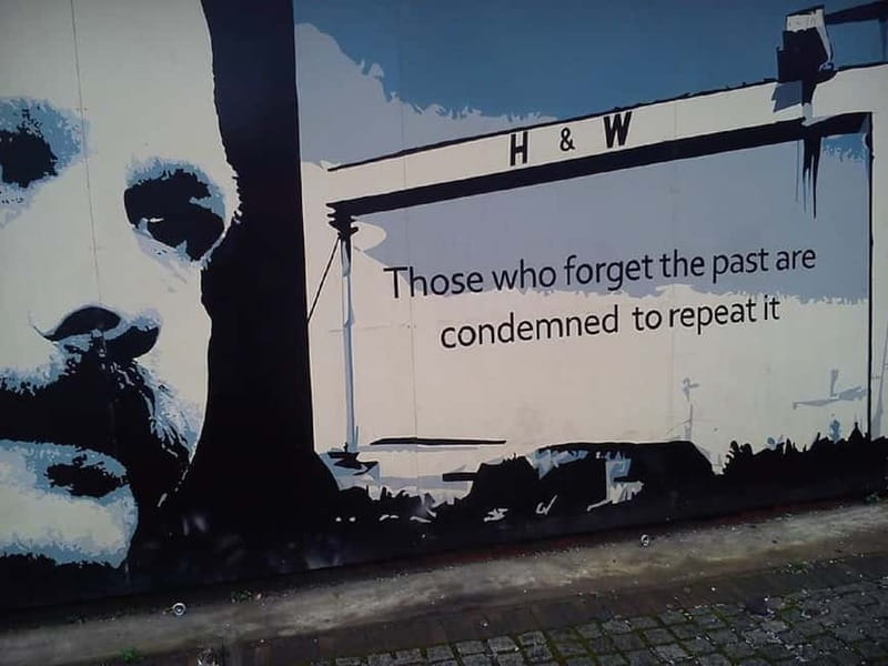 Belfast Troubles : Murals, Street Art, and Peace Wall Tour - Divis Road and the walk back toward City Hall