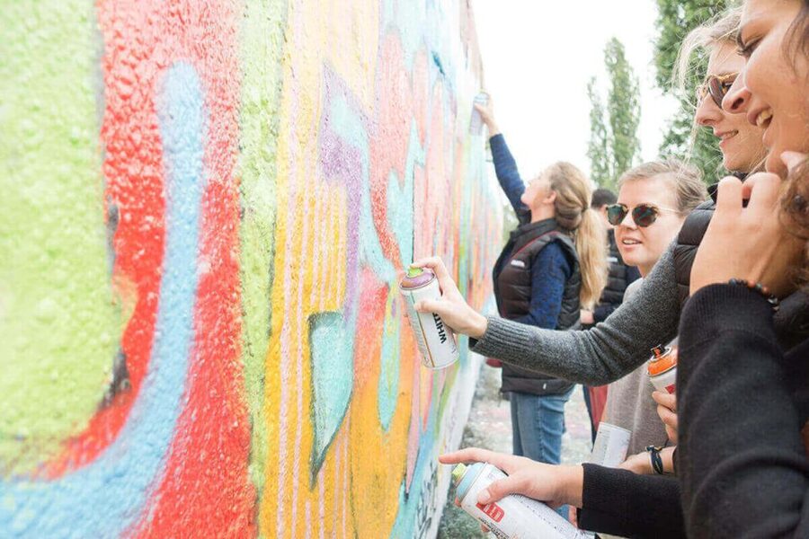 Berlin: Graffiti Workshop at the Berlin Wall - Painting on a piece of Berlin history