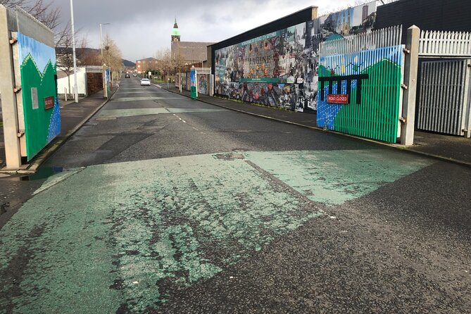 Black Taxi Tour of Belfast – Politics, Murals peace walls Tour - Bombay Street Memorial Garden