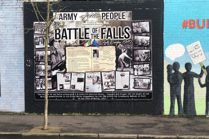 Black Taxi Tour of Belfast – Politics, Murals peace walls Tour - Clonard Monastery and the road toward peace