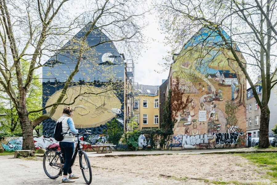 Cologne: Ehrenfeld Street Art Bike Tour - The Belgian Quarter, Cologne’s creative core