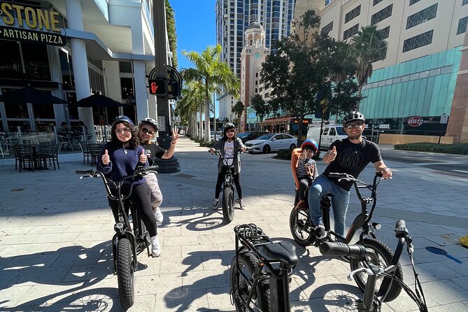E-Bike Guided Tour Downtown St Pete: Sights & Murals - Pioneer Park and Albert Whitted Park