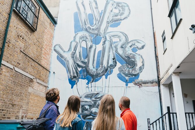 East End London Instagrammable Street Art and Graffiti Tour - Ebor Street and the shift toward polished Shoreditch