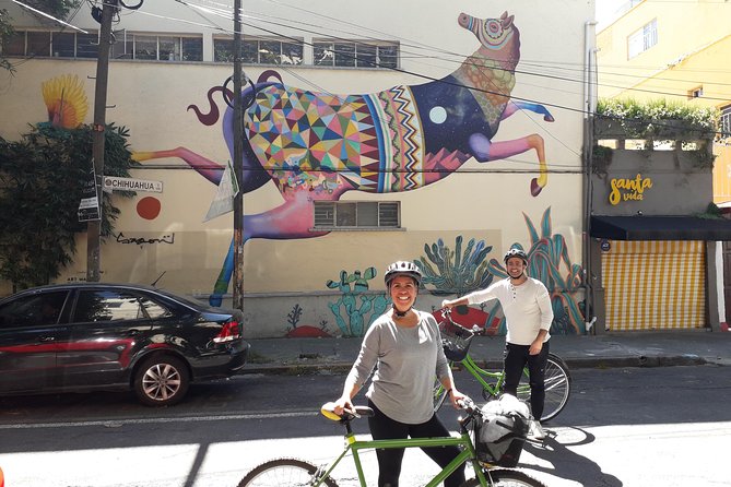 Graffiti & Urban Art Biketour w/ taco stop - Condesa: murals among trees and art deco streets