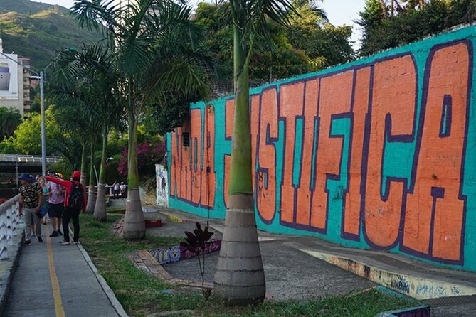 Historical Shared Tour Salsa, Graffiti & Resistance in Cali - Calle de la Escopeta turns walls into a gallery