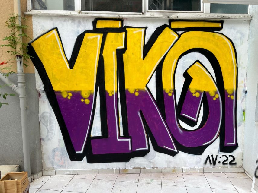Istanbul: Do Street Art with Local Artists at Home Garden - Painting the garden wall