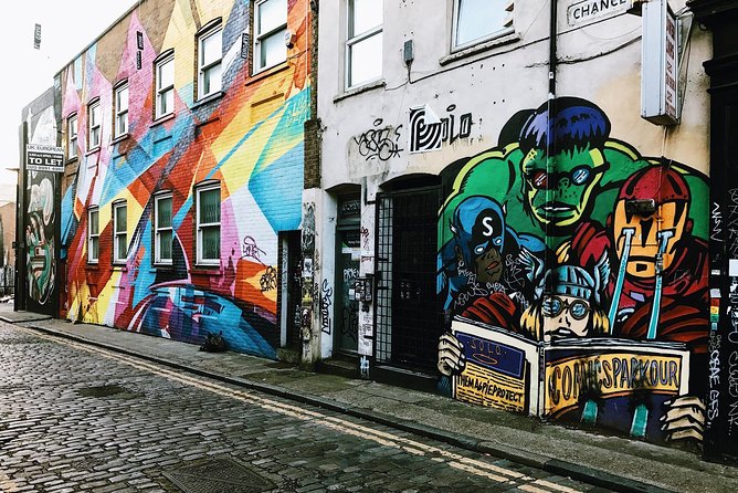 London Street Art Tour of the East End Semi-Private 12ppl Max - Old Spitalfields Market, food, and independent browsing