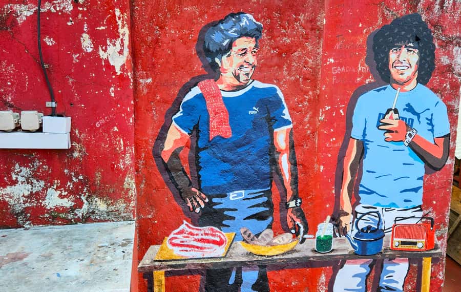 Maradona Tour: Murals, Chapel, Stadium, Museum, Casa D10S - A private pickup from Buenos Aires