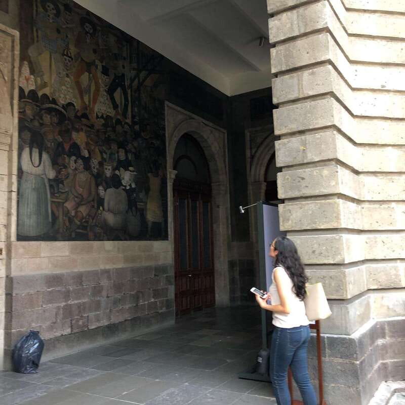 Mexico City: History on Walls. Mexican Murals Walking Tour - Murals inside a public market