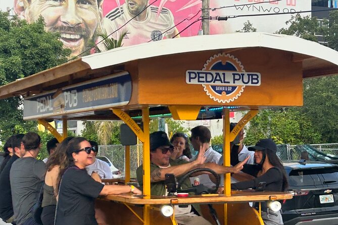 Miami Pedal Pub: Arts District Party Bike Pub Crawl - Miami Mojito Company, a 20-minute first stop