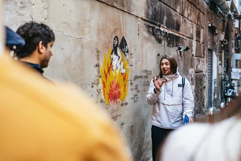 Naples: Spanish Quarters Folk Street Art w/ Sweets Tasting - Starting at Piazzetta Matilde Serao