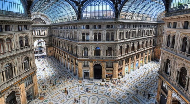 Naples Walking Food Tour: Street Food and Maradona Murales - Galleria Umberto I and the San Carlo stop