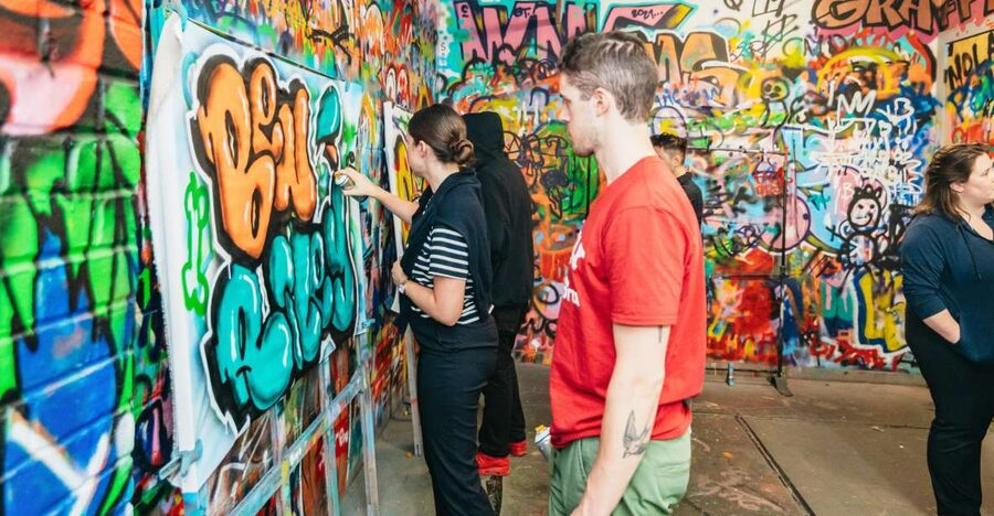 NYC: Brooklyn Graffiti Workshop with Local Artist - Turning practice into a Bushwick mural