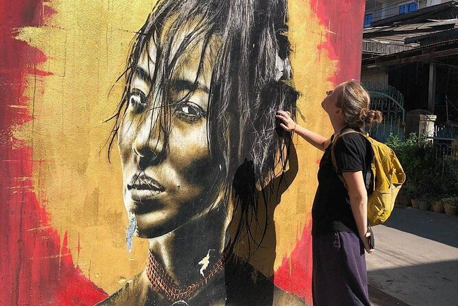 Phnom Penh's Morning Market and Street Art Tour by Tuk tuk - A short alley near Independence Monument