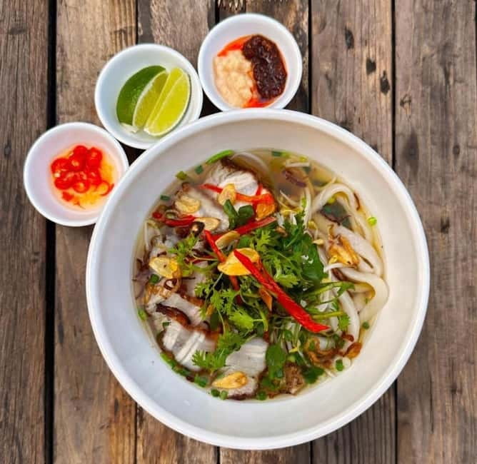 Phnom Penh: Street Art and Noodle Tour by Tuk Tuk - First noodle stop and the meaning behind the food