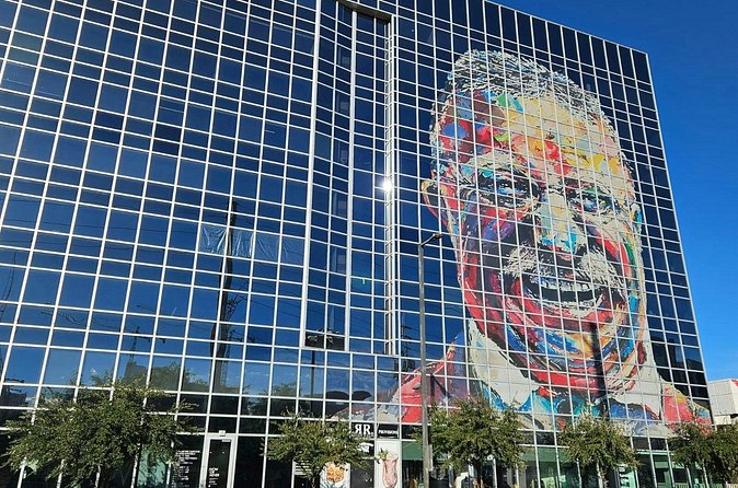 Phoenix Art Heist: Mural Mystery Exploration Game and Tour - Meeting Theodore Roosevelt on a painted wall