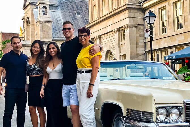 PRIVATE 2-Hour tour of Montréal in Convertible Cadillac + Murals - Starting among Old Montréal’s historic streets