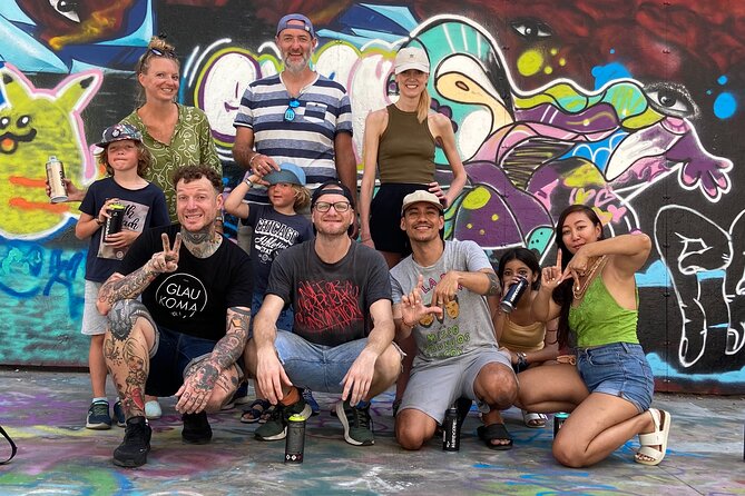 Private Barcelona Street Art Workshop with a Street Artist - Walking Avinguda del Paral·lel before painting