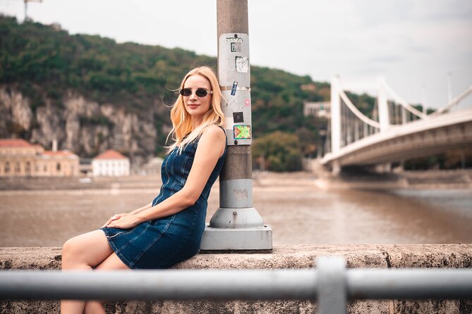 Private Budapest Street Art Photography - Starting beside Liberty Bridge at 6:30 pm