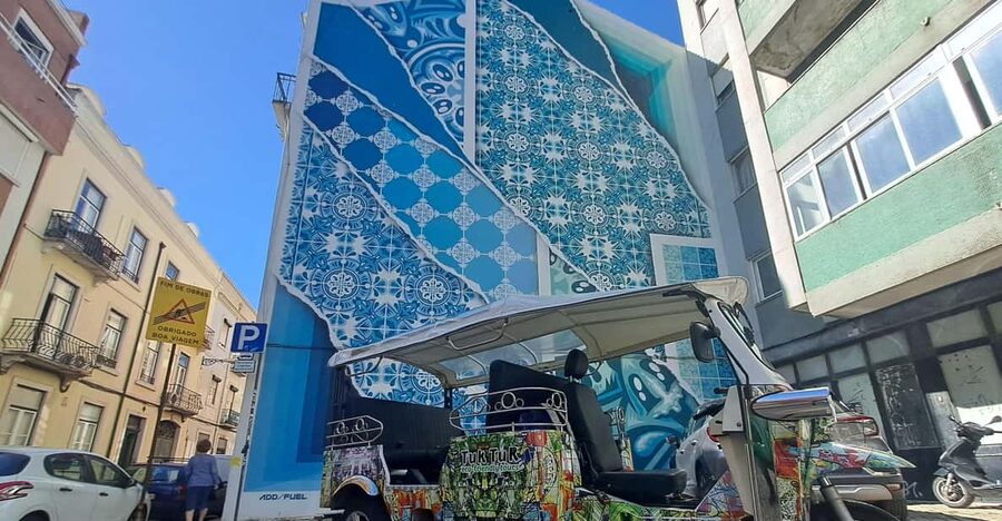 Street Art Lisbon: Tuk Tuk Tour - Xabregas: art, architecture, and the ride home