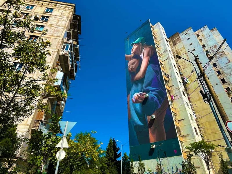 Tbilisi: Soviet Suburbs and Murals Exhibition Guided Tour - From a Former Factory to the Soviet Suburbs