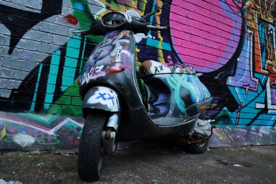 Urban Canvas: Exploring Shoreditch's Vibrant Street Art - The Spray-Painting Session Gives the Tour a Point