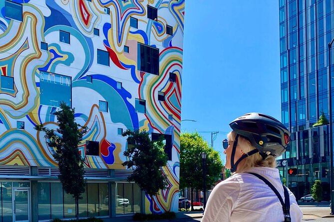 Viator Exclusive: Street Art of Portland 2-Hour Bike Tour - Taylor Electric Building: a changing outdoor canvas