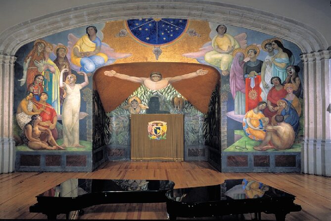 Walking Tour - Impressive murals in Historical Center of Mexico City - Walking time, group size, and pacing