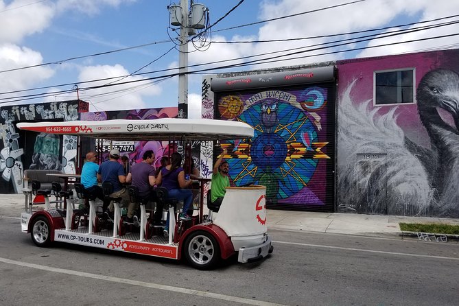 Wynwood Graffiti InstaTour on a Party Bike - What the 15-Person Vehicle Is Like